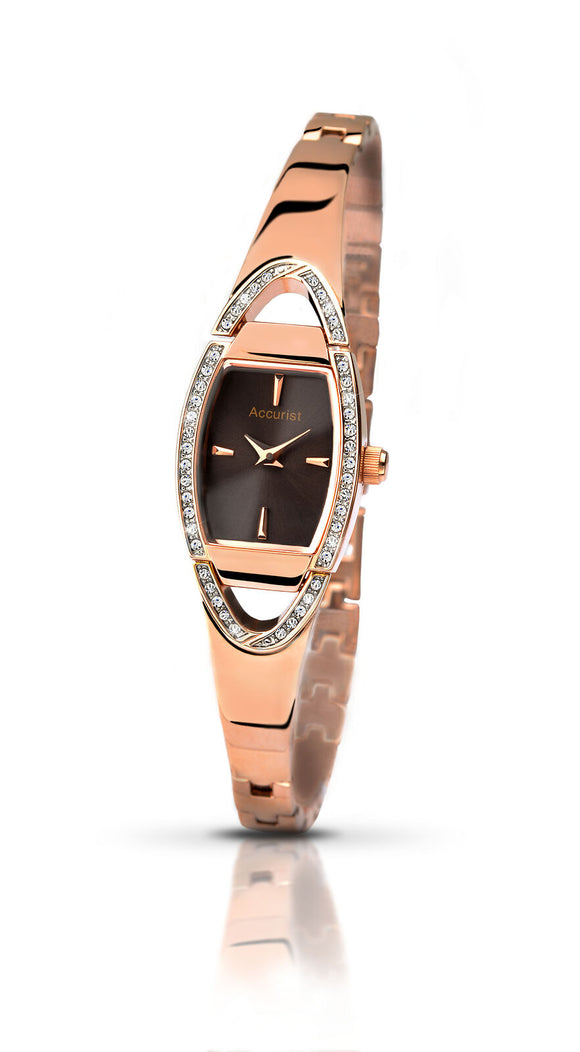 Accurist LB1457BR Ladies Gold Plated Dress Bracelet watch