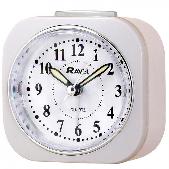 Ravel Quartz Alarm Clock white RC012